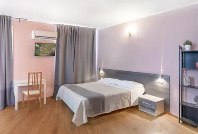 Letto o letti in una camera di Al Borgo