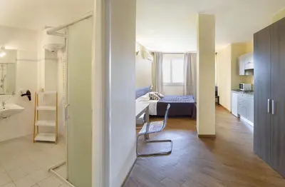 Letto o letti in una camera di Al Borgo
