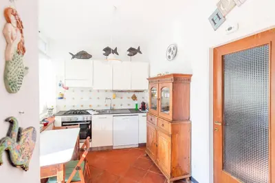 Cucina o angolo cottura di Casa vista mare, Levanto