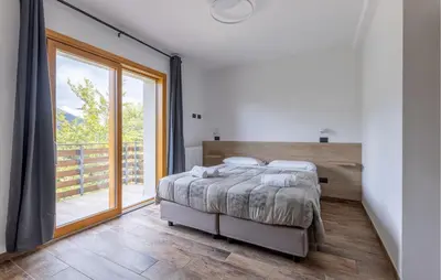 Letto o letti in una camera di Lovely Home In Passo Del Cerreto