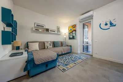 Area soggiorno di CASA GINESTRA Vacanza tra mare e cielo