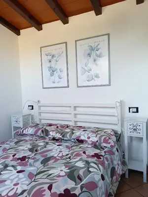 Letto o letti in una camera di La Casa di Cri