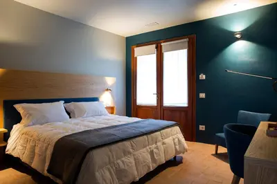 Letto o letti in una camera di Mulino di Casa Sforza Suites and Spa