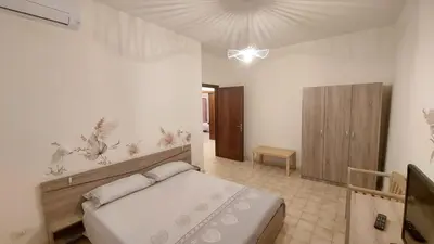 Letto o letti in una camera di Appartamento in campagna vicino autostrada Campogalliano - Carpi