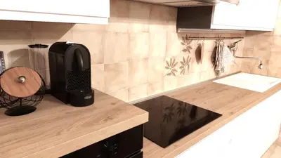 Cucina o angolo cottura di Appartamento in campagna vicino autostrada Campogalliano - Carpi