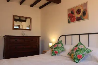 Letto o letti in una camera di Casa di Borgo Santo Spirito