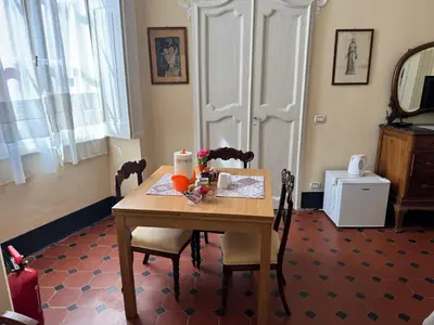 Area soggiorno di La camera di Leo
