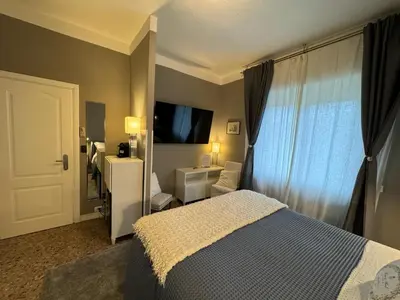 Letto o letti in una camera di Ca' Du Ale