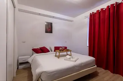 Letto o letti in una camera di 100 Mq, Free Parking, Charming House Ponte Coperto