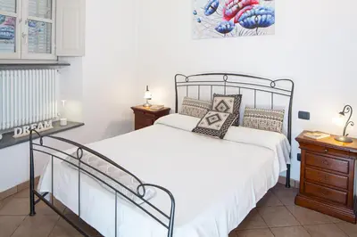 Letto o letti in una camera di Ca' du Keccu