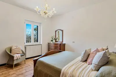 Letto o letti in una camera di Villa Poesia, 7 pax with pool