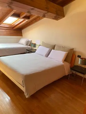 Letto o letti in una camera di Spazio 28 - free private parking