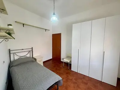 Letto o letti in una camera di Casa del fiorista