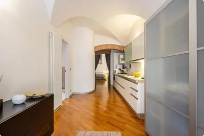 Cucina o angolo cottura di Casa Garibaldi