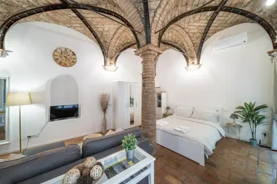 Letto o letti in una camera di Loft of Love