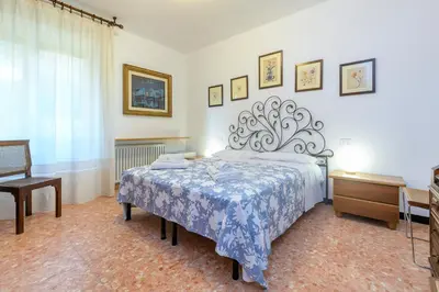 Letto o letti in una camera di 287 - Casa Dede a Deiva Marina - 300metri dal Mare e dal Centro Storico