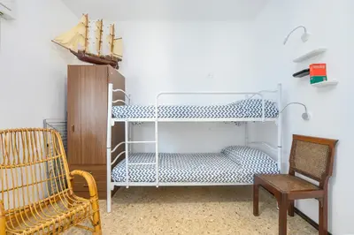 Letto o letti in una camera di 287 - Casa Dede a Deiva Marina - 300metri dal Mare e dal Centro Storico