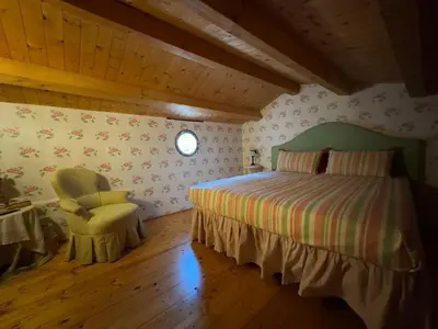 Letto o letti in una camera di Scrigno di Buranco
