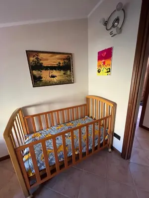 Letto o letti in una camera di La Fabiola