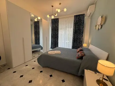 Letto o letti in una camera di Casa Alis