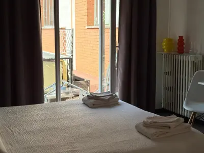 Letto o letti in una camera di Forum Guest House FREE Private Parking
