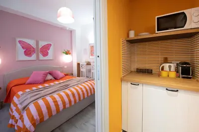 Cucina o angolo cottura di aMoneglia, 2 minutes walk to the beach, PVT PARK