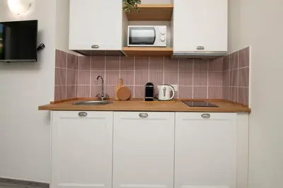 Cucina o angolo cottura di aMoneglia, 2 minutes walk to the beach, PVT PARK