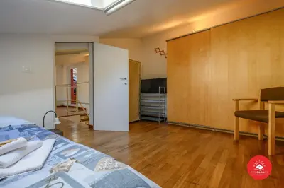 Letto o letti in una camera di Unique