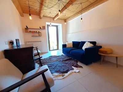 Area soggiorno di Villa with panoramic views at Minucciano !