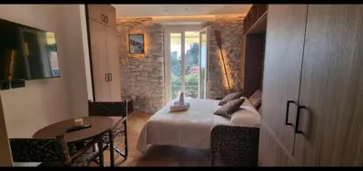 Letto o letti in una camera di Casa Vittoria