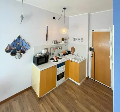 Cucina o angolo cottura di JOIVY Ferraretto cosy studio for 2 in Rapallo