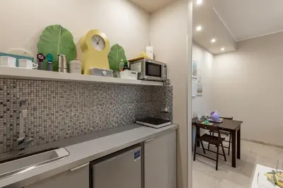 Cucina o angolo cottura di JOIVY Cerisola lovely studios in Rapallo