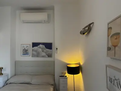 Letto o letti in una camera di JOIVY Cosy Studio Near Rapallo Beach - Via Baisi