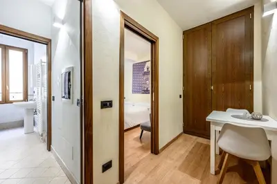 Letto o letti in una camera di Emilia Studios 1