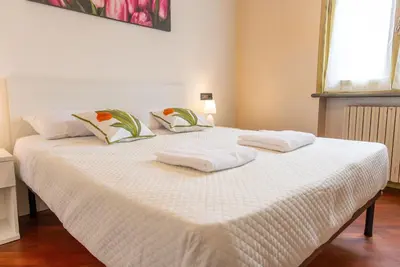 Letto o letti in una camera di Villa Sun Kiss