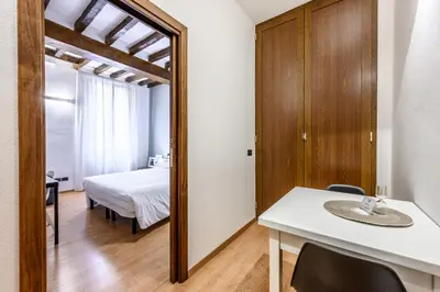 Letto o letti in una camera di Emilia Studios 3