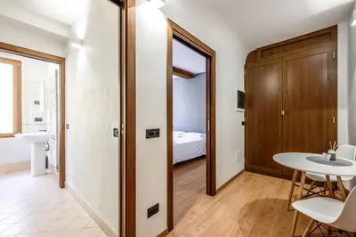 Letto o letti in una camera di Emilia Studios 5