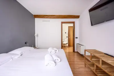 Letto o letti in una camera di Emilia Studios 5
