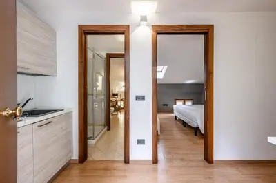 Letto o letti in una camera di Emilia Studios 7