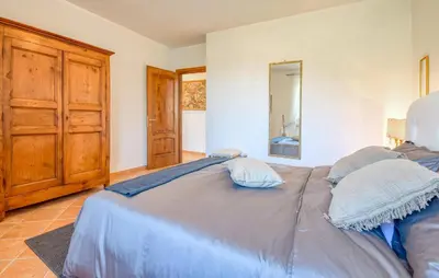 Letto o letti in una camera di Villa Silvia