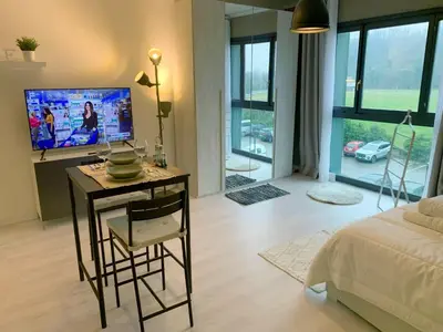 TV o dispositivi per l'intrattenimento presso Parma Business Apartment