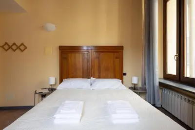 Letto o letti in una camera di Levanto Charme apartment up to 6ppl 20 steps to the water in the center