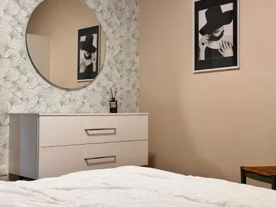 Letto o letti in una camera di Casa Giulia manerbio