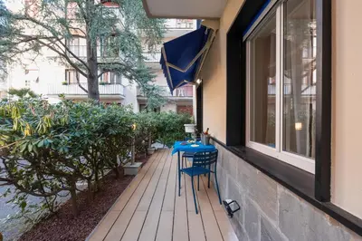 Balcone o terrazza di BG Apartments - Central and quiet two bedroom flat