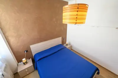 Letto o letti in una camera di 290 - The Little House in Sestri Levante - 500Metri dal Lungomare e le Spiagge