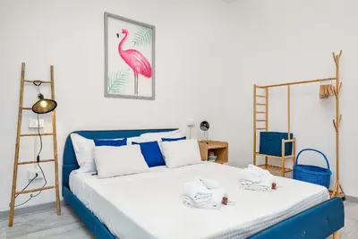 Letto o letti in una camera di Cosy Corner Apartment with Terrace