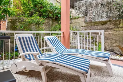 Planimetria di Cosy Corner Apartment with Terrace