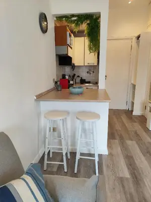 Cucina o angolo cottura di JOIVY Charming Central Studio in the Heart of Rapallo