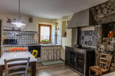 Cucina o angolo cottura di La Terrazza di Tranci