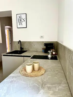 Cucina o angolo cottura di Via Alla Spiaggia